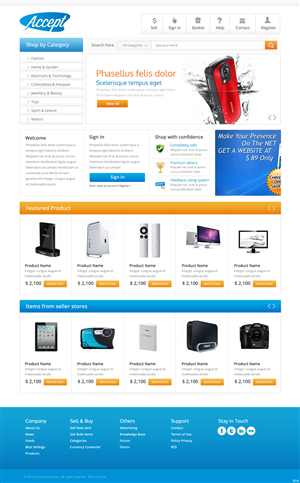 Web Design by pb for this project | Design: #3360916