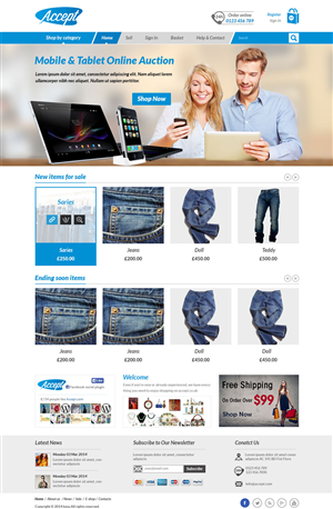 Web Design by Creative Usha for this project | Design #3414166