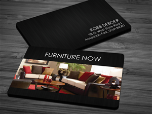 Business Card Design by Sarah Haroon for Furniture Now | Design: #3358934