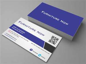 Business Card Design by AwsomeD for Furniture Now | Design: #3356734