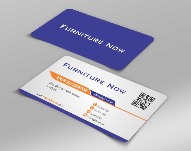 Business Card Design by AwsomeD for Furniture Now | Design: #3356741