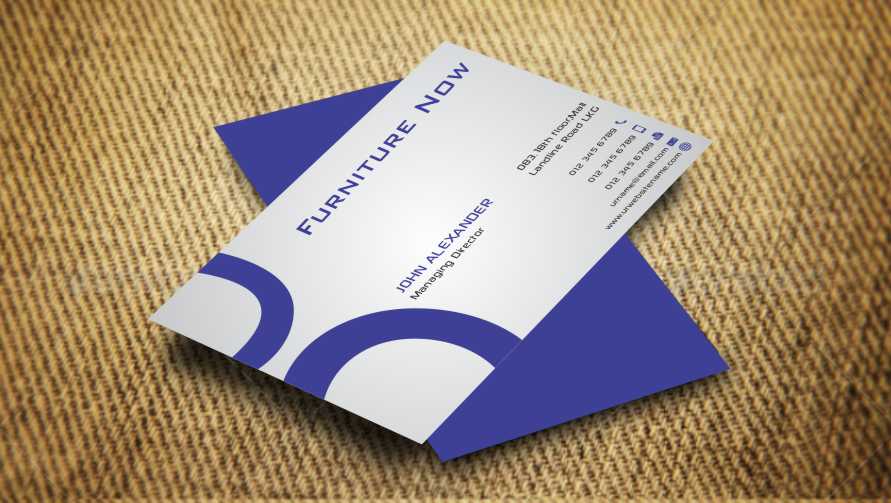 Business Card Design by AwsomeD for Furniture Now | Design #3356743