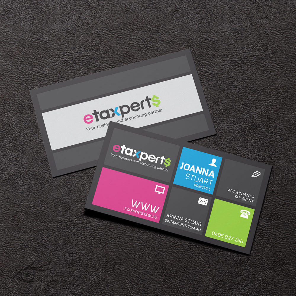 Business Card Design by AITIST for etaxperts | Design #9191420
