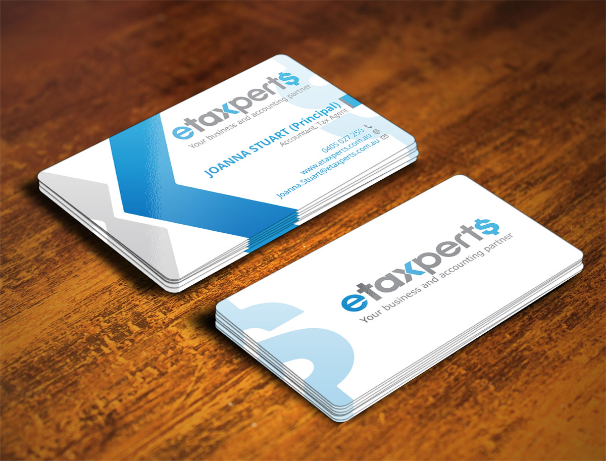 Business Card Design by Verified artistry (Design garden) for etaxperts | Design #9206956