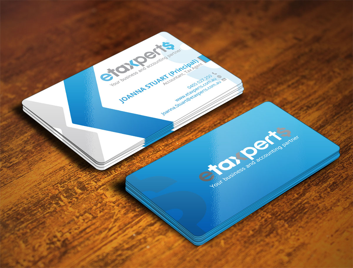 Business Card Design by Verified artistry (Design garden) for etaxperts | Design #9206957