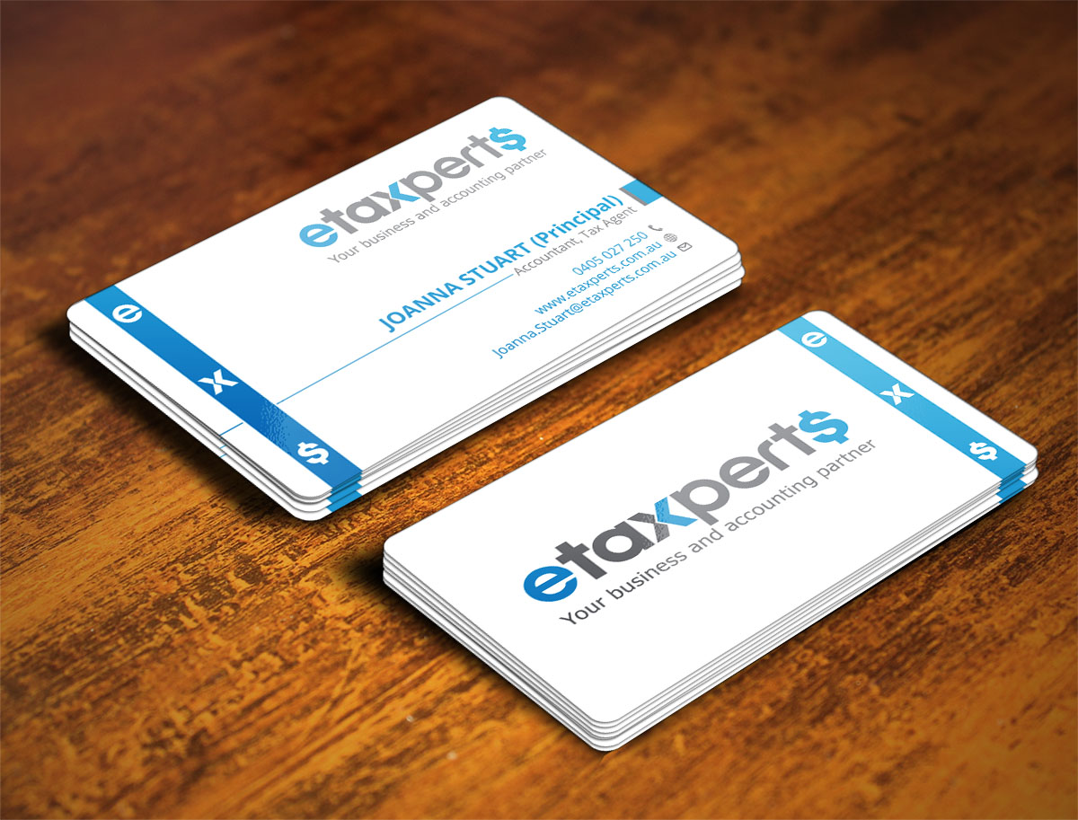 Business Card Design by Verified artistry (Design garden) for etaxperts | Design #9206958