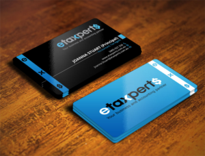 Business Card Design by Verified artistry (Design garden) for etaxperts | Design: #9206959