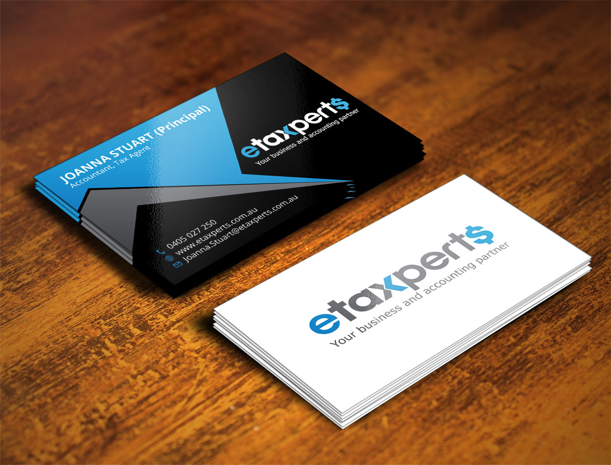 Business Card Design by Verified artistry (Design garden) for etaxperts | Design #9206963