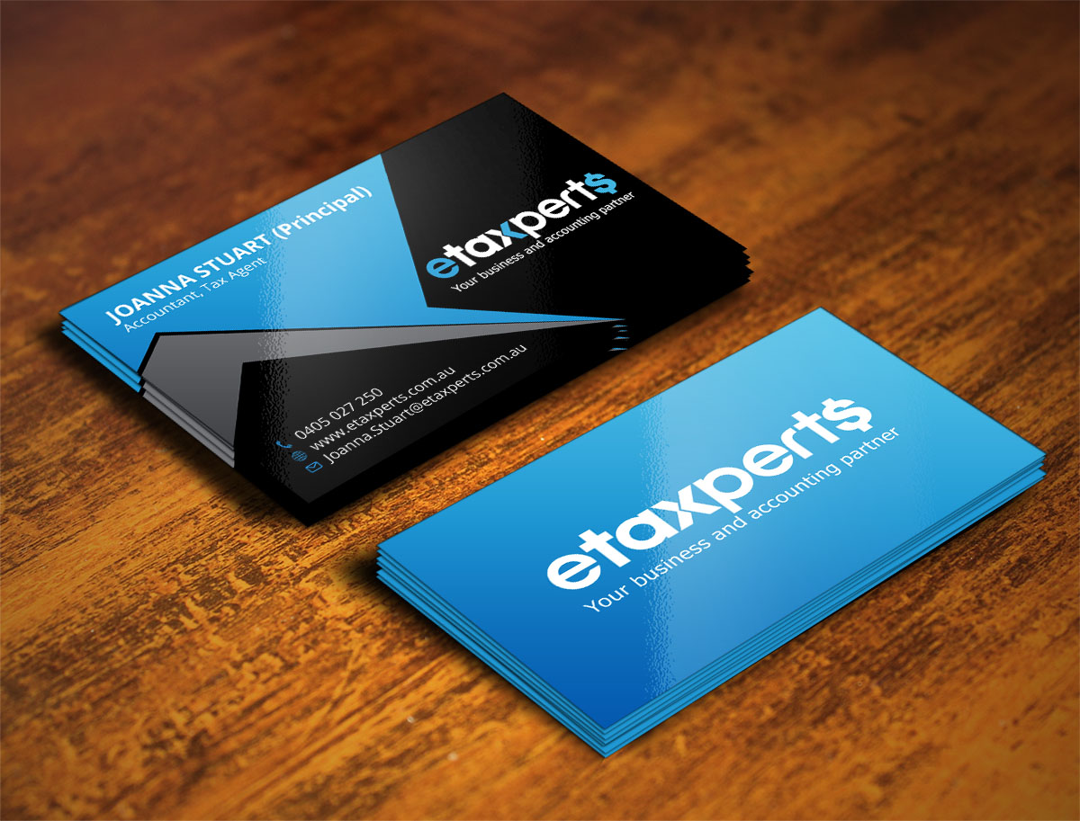 Business Card Design by Verified artistry (Design garden) for etaxperts | Design #9206964