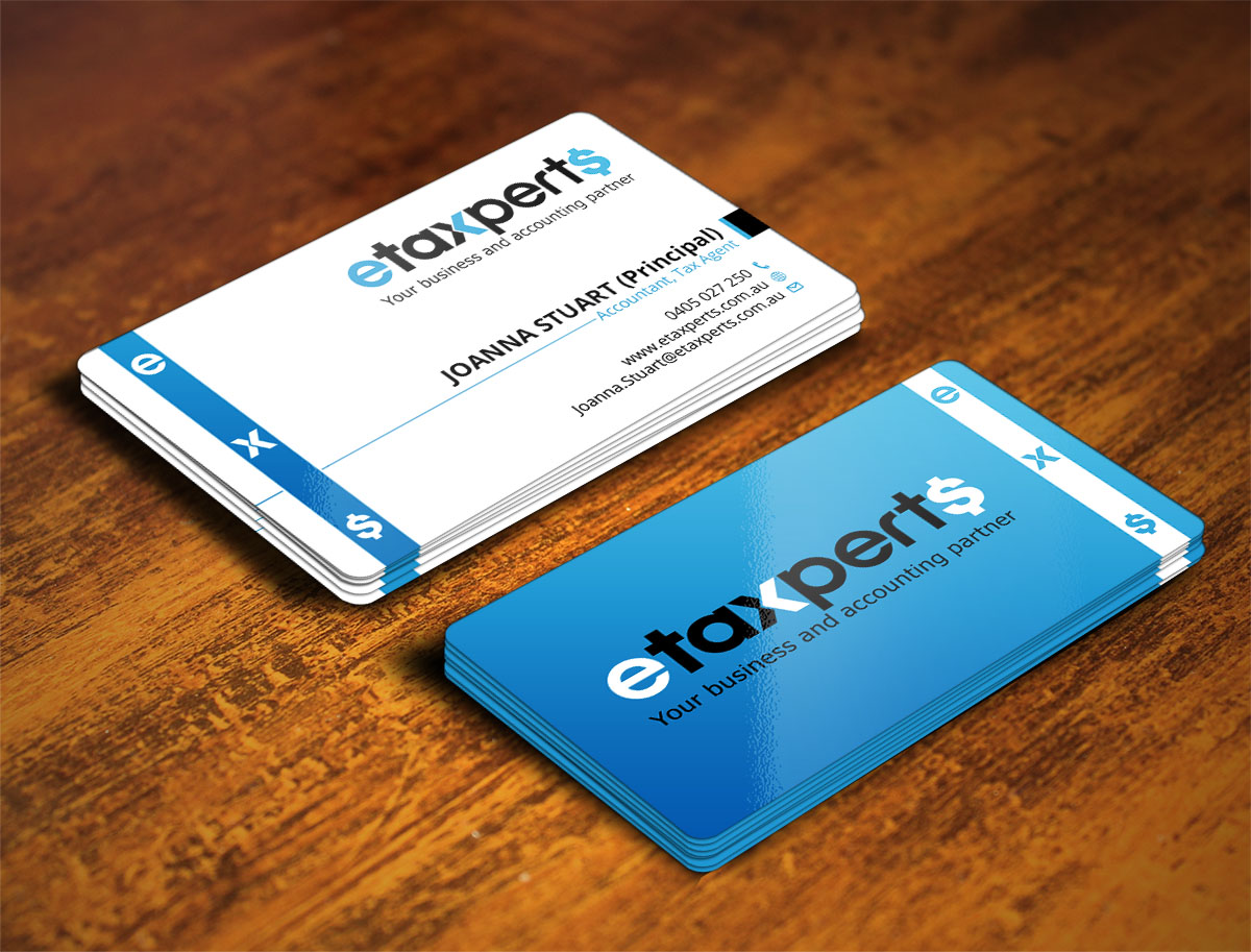 Business Card Design by Verified artistry (Design garden) for etaxperts | Design #9206966