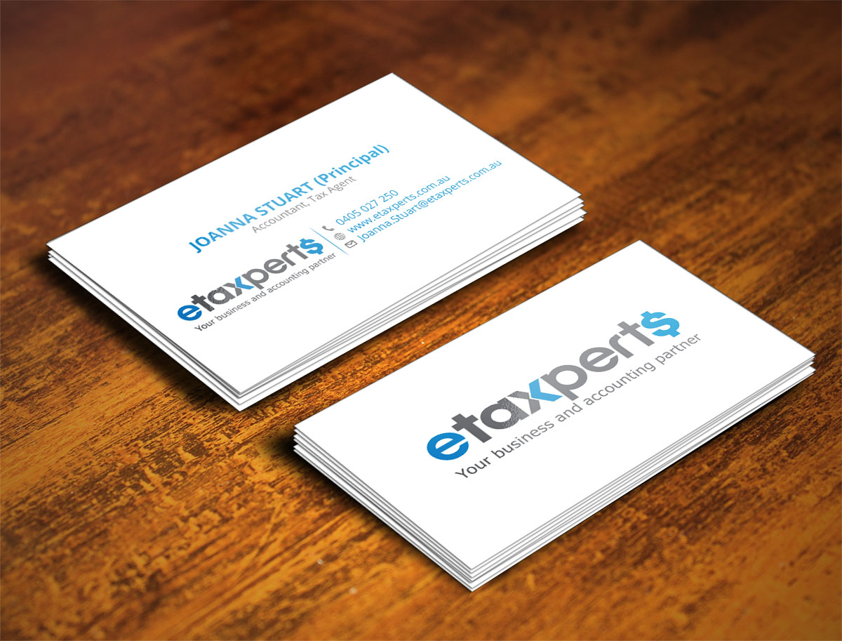 Business Card Design by Verified artistry (Design garden) for etaxperts | Design #9206967