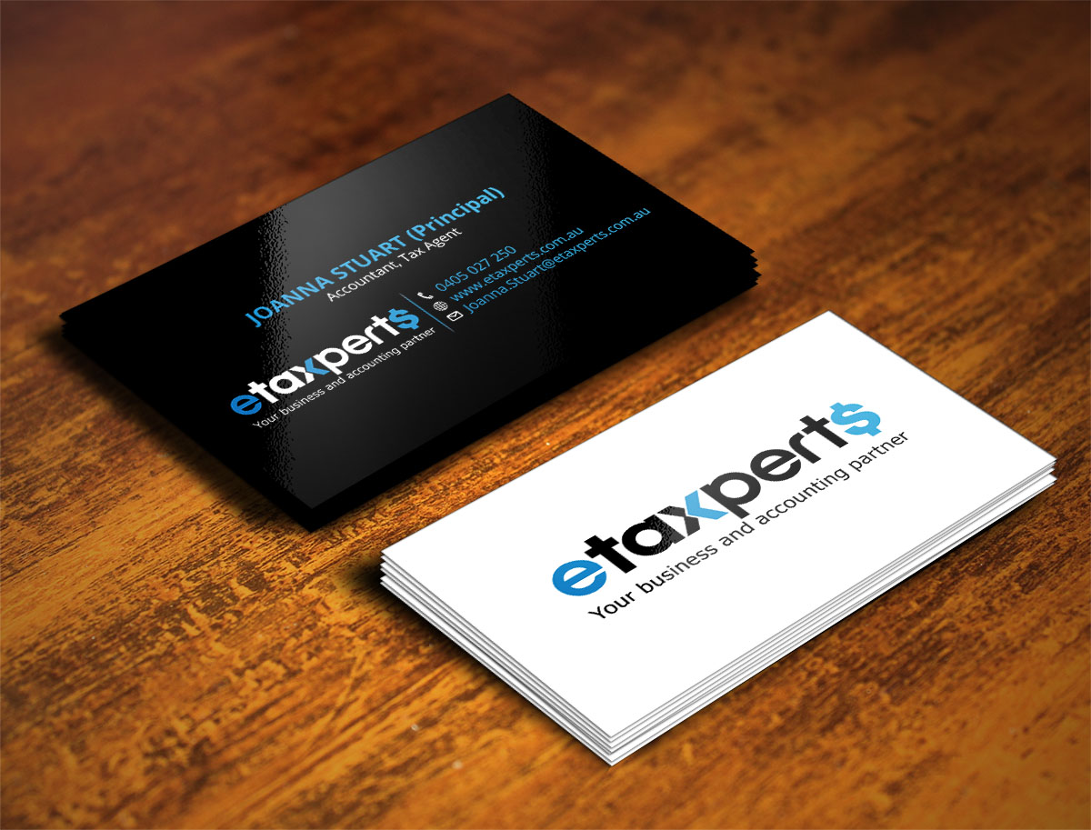 Business Card Design by Verified artistry (Design garden) for etaxperts | Design #9206973