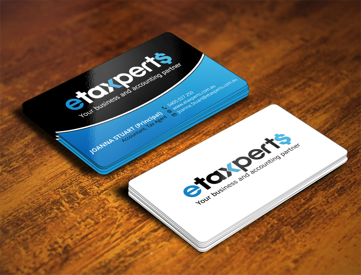 Business Card Design by Verified artistry (Design garden) for etaxperts | Design #9206978