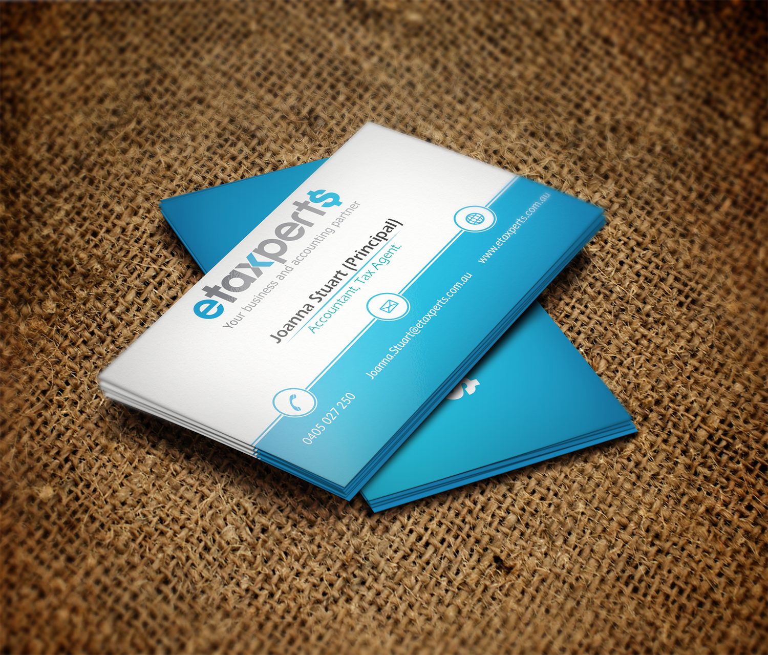 Business Card Design by Asmi for etaxperts | Design #9219227