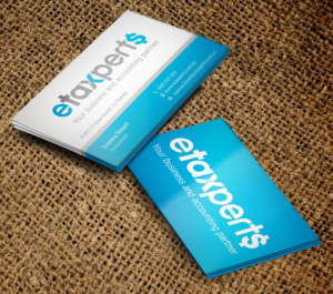 Business Card Design by primarydesigner2k9 for etaxperts | Design #9190664