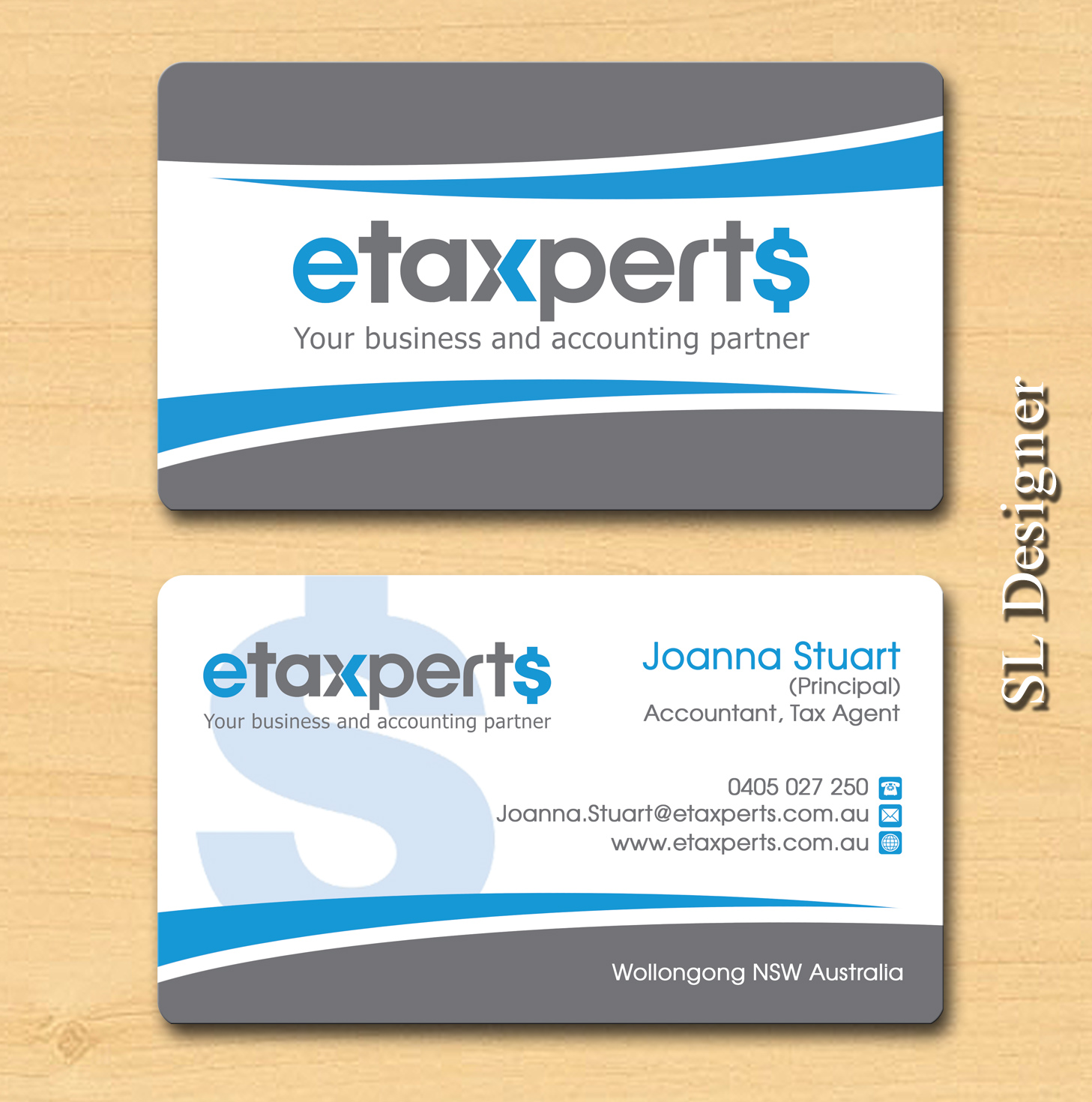 Visitenkarten-Design von SL Designer für etaxperts | Design #9192154