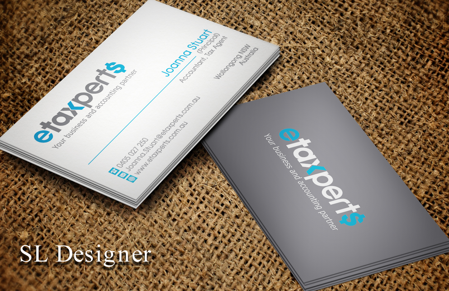 Visitenkarten-Design von SL Designer für etaxperts | Design #9192155