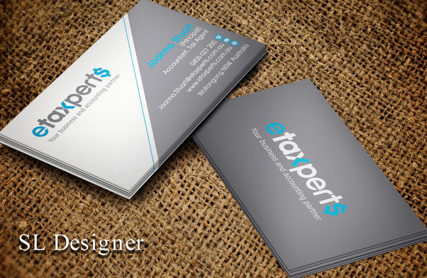 Visitenkarten-Design von SL Designer für etaxperts | Design #9192162