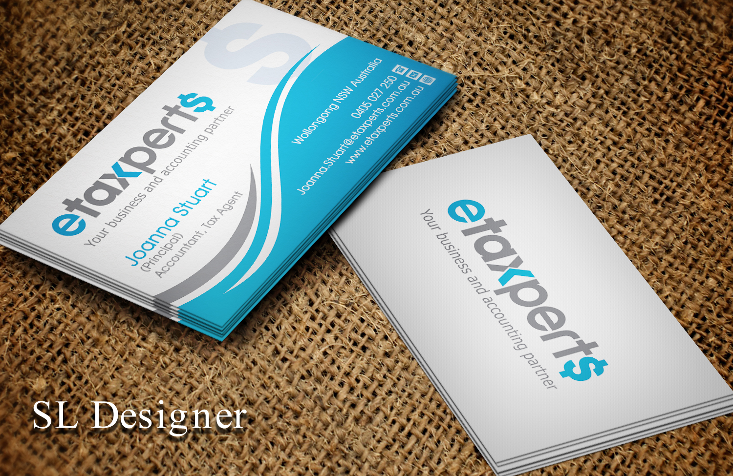 Visitenkarten-Design von SL Designer für etaxperts | Design #9192962