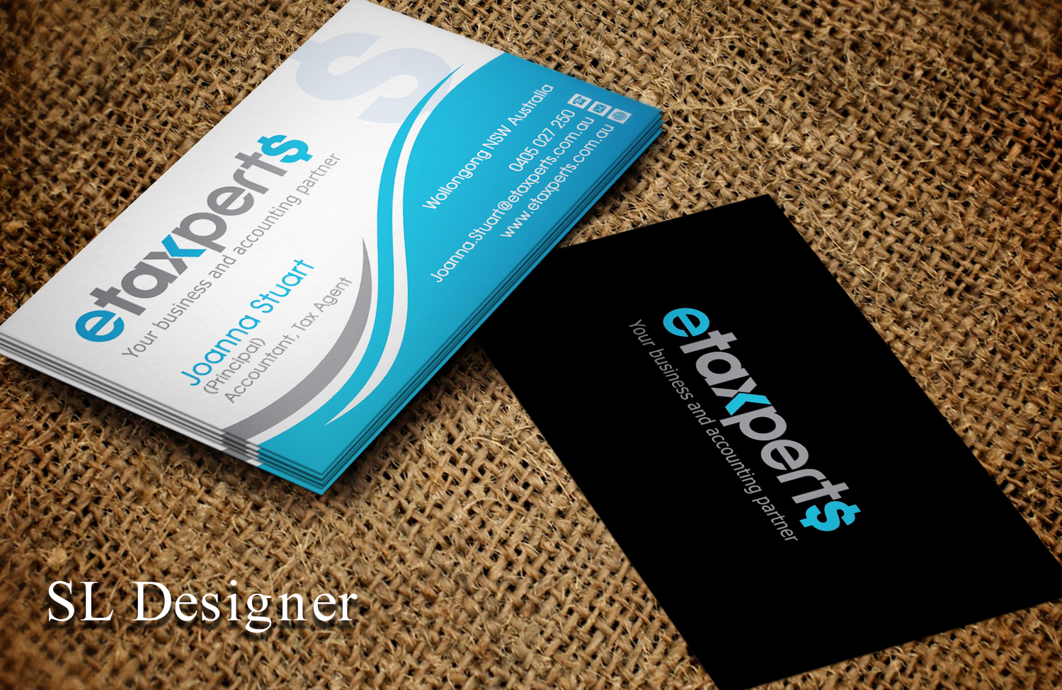 Visitenkarten-Design von SL Designer für etaxperts | Design #9192963