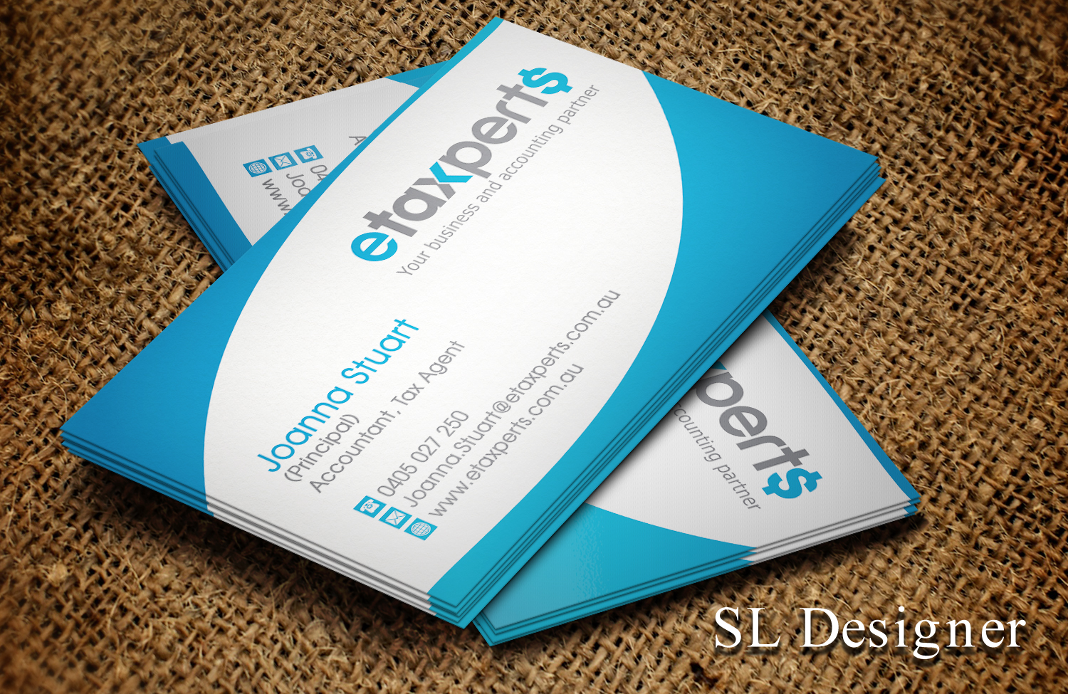 Visitenkarten-Design von SL Designer für etaxperts | Design #9192964