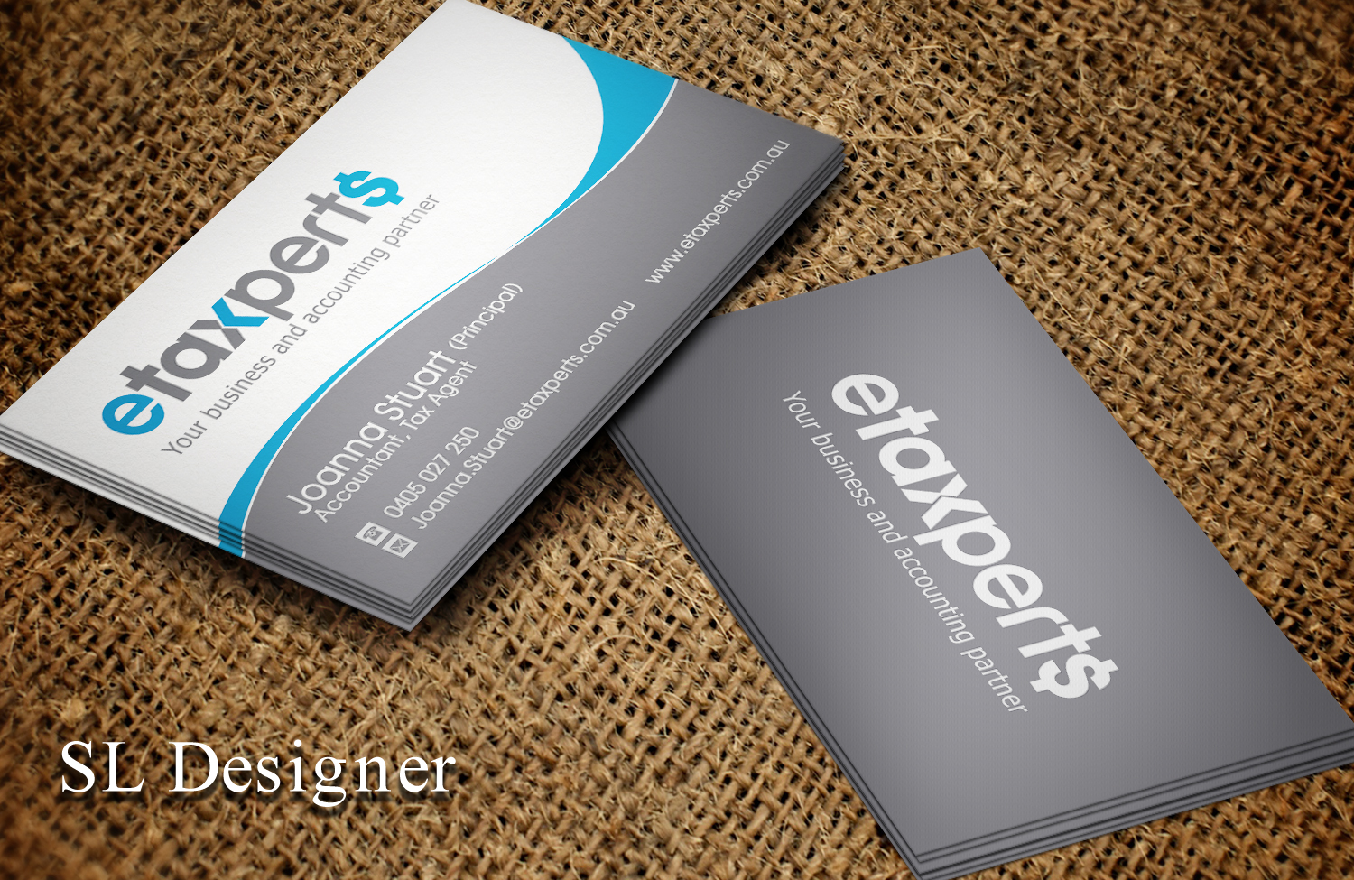 Visitenkarten-Design von SL Designer für etaxperts | Design #9192966