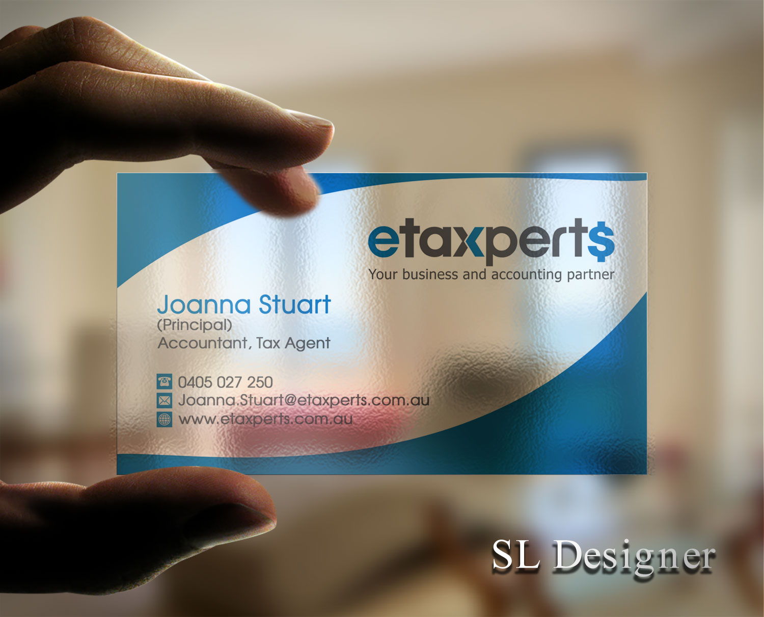 Visitenkarten-Design von SL Designer für etaxperts | Design #9192967