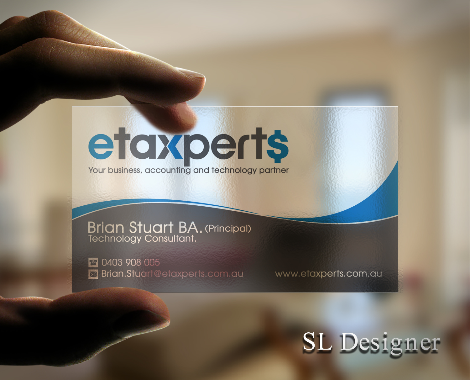 Visitenkarten-Design von SL Designer für etaxperts | Design #9367456