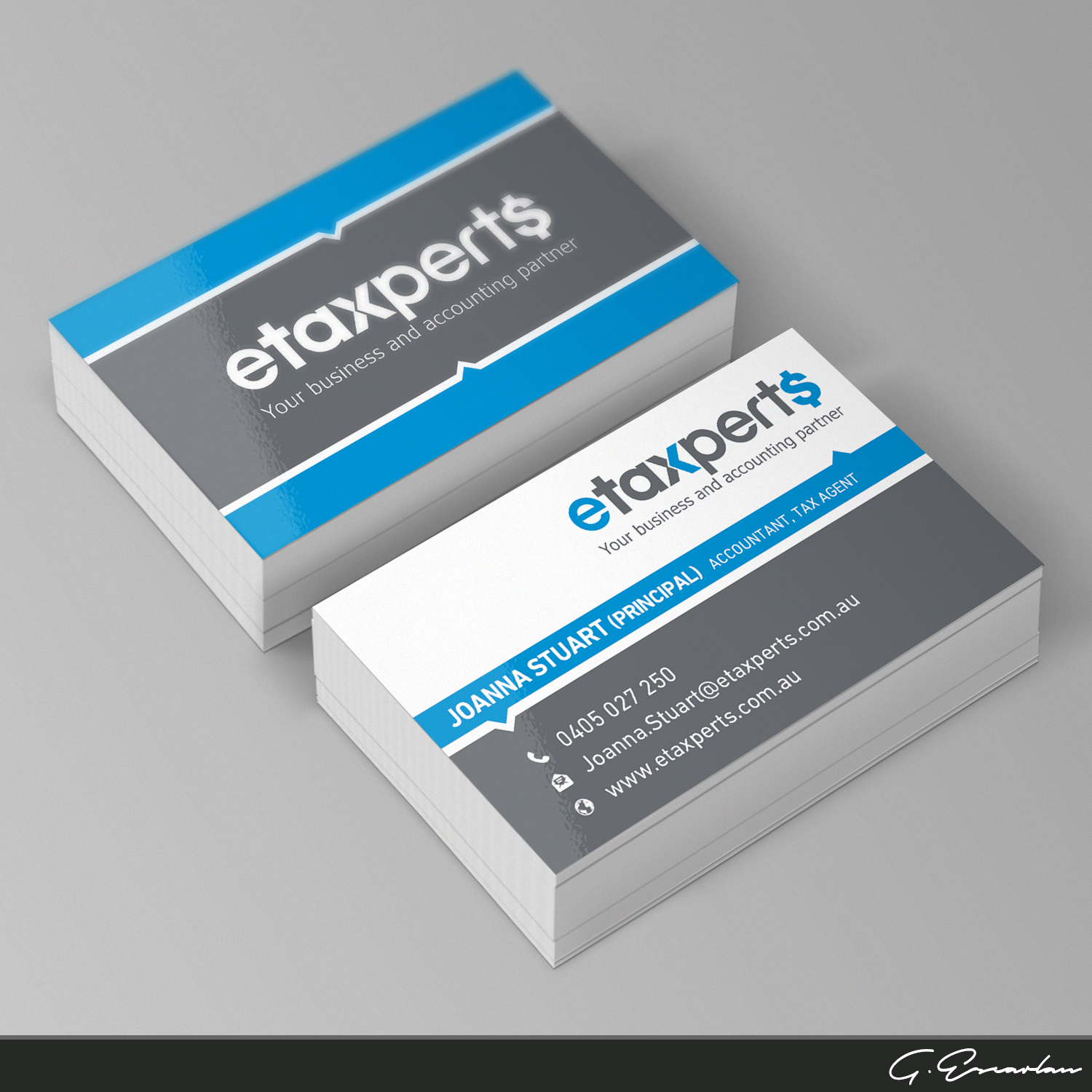 Business Card Design by gekgrfx for etaxperts | Design #9201691