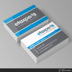 Business Card Design by gekgrfx for etaxperts | Design: #9201691