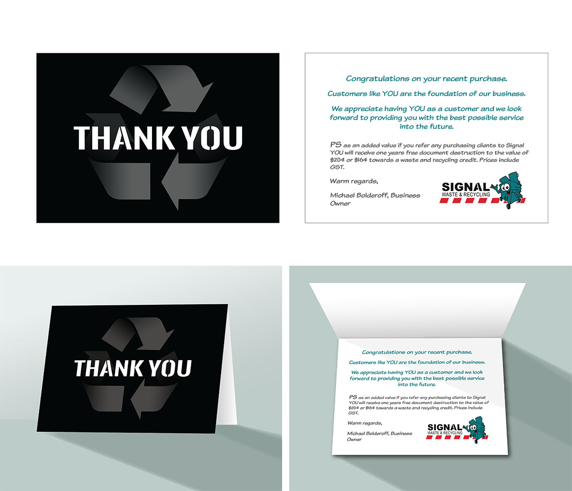Graphic Design by Jessica La Grange for Signal waste and recycling | Design #3370115