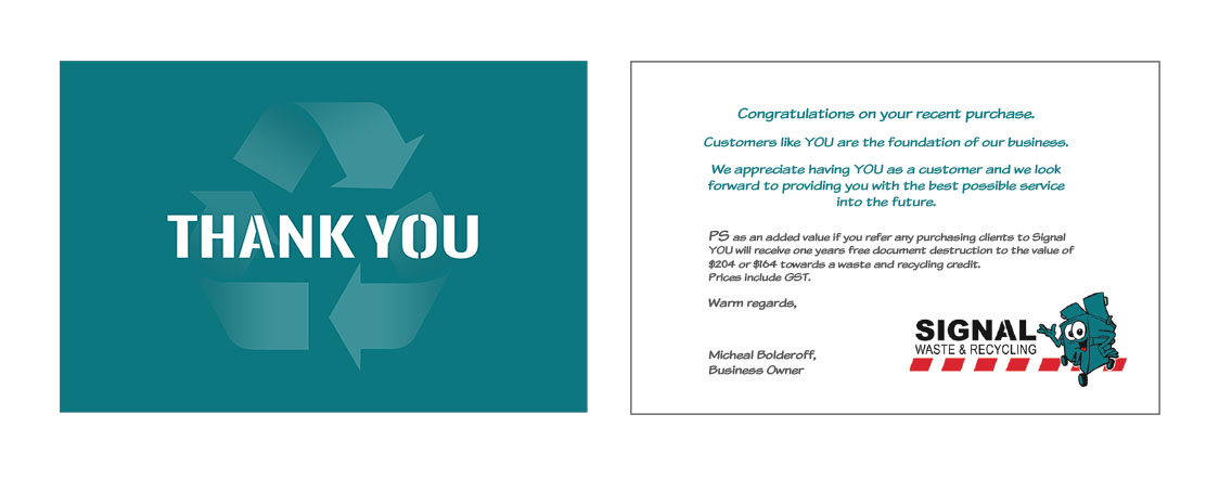 Graphic Design by Jessica La Grange for Signal waste and recycling | Design #3393378