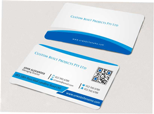 Visitenkarten-Design von AwsomeD für Custom Built Projects | Design #3356715