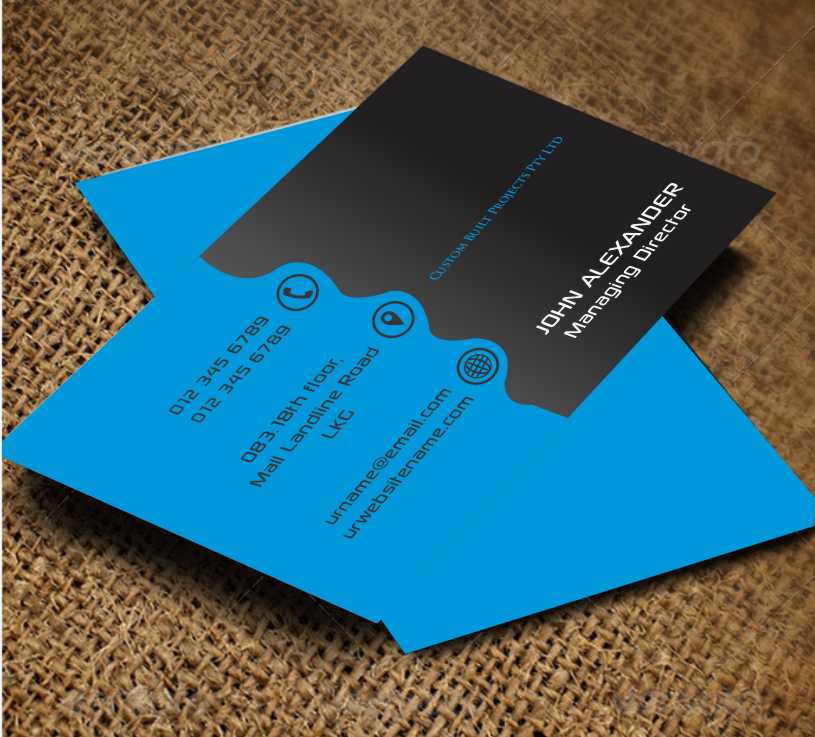 Business Card Design by AwsomeD for Custom Built Projects | Design #3356719