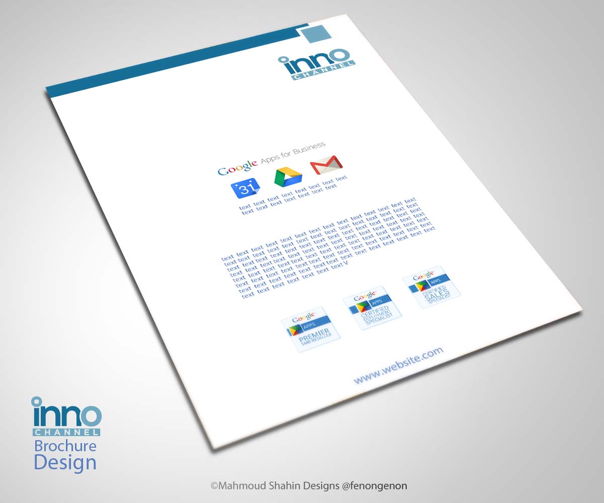 Brochure Design by Mahmoud Shahin for this project | Design #3357854