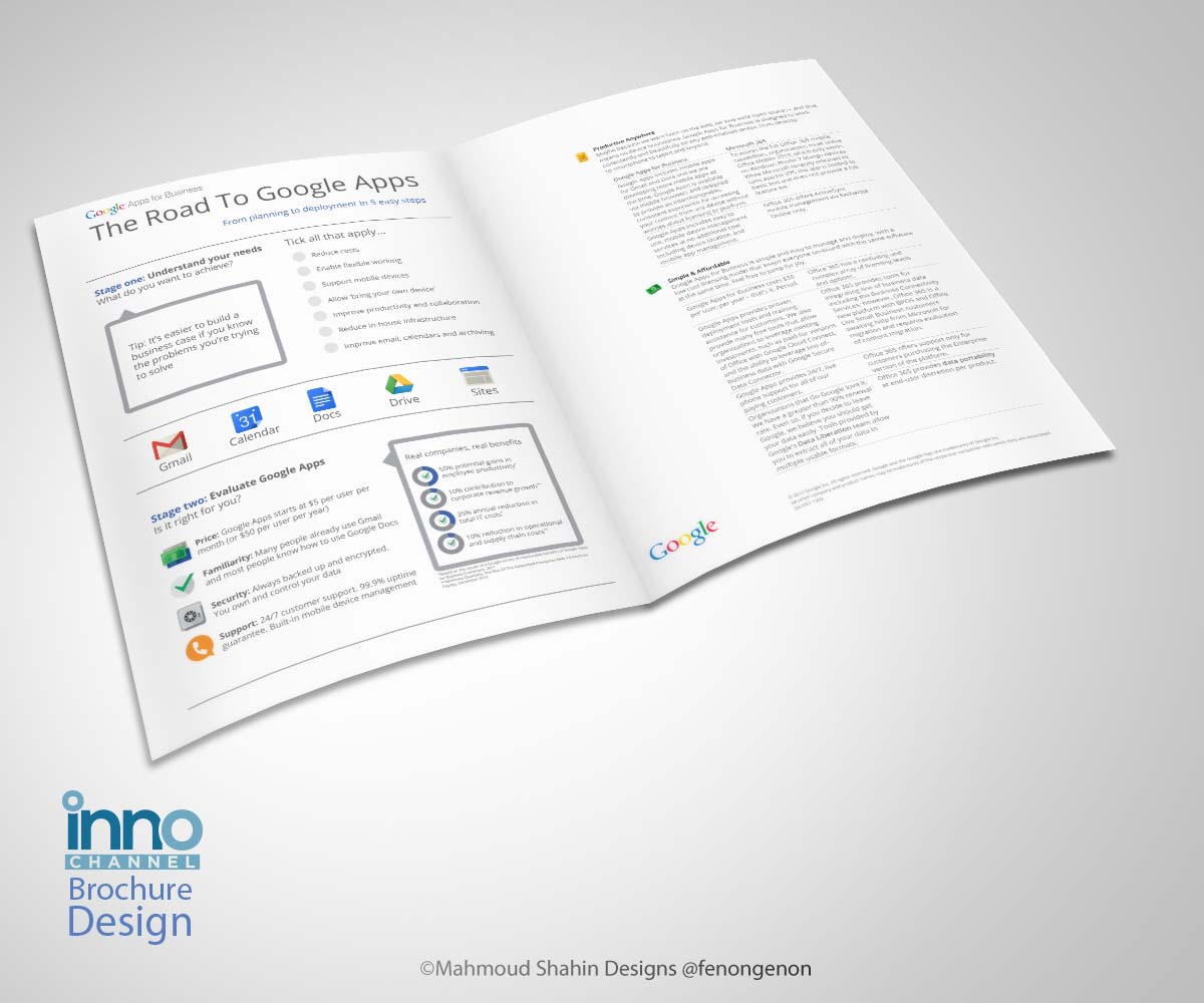 Brochure Design by Mahmoud Shahin for this project | Design #3357942