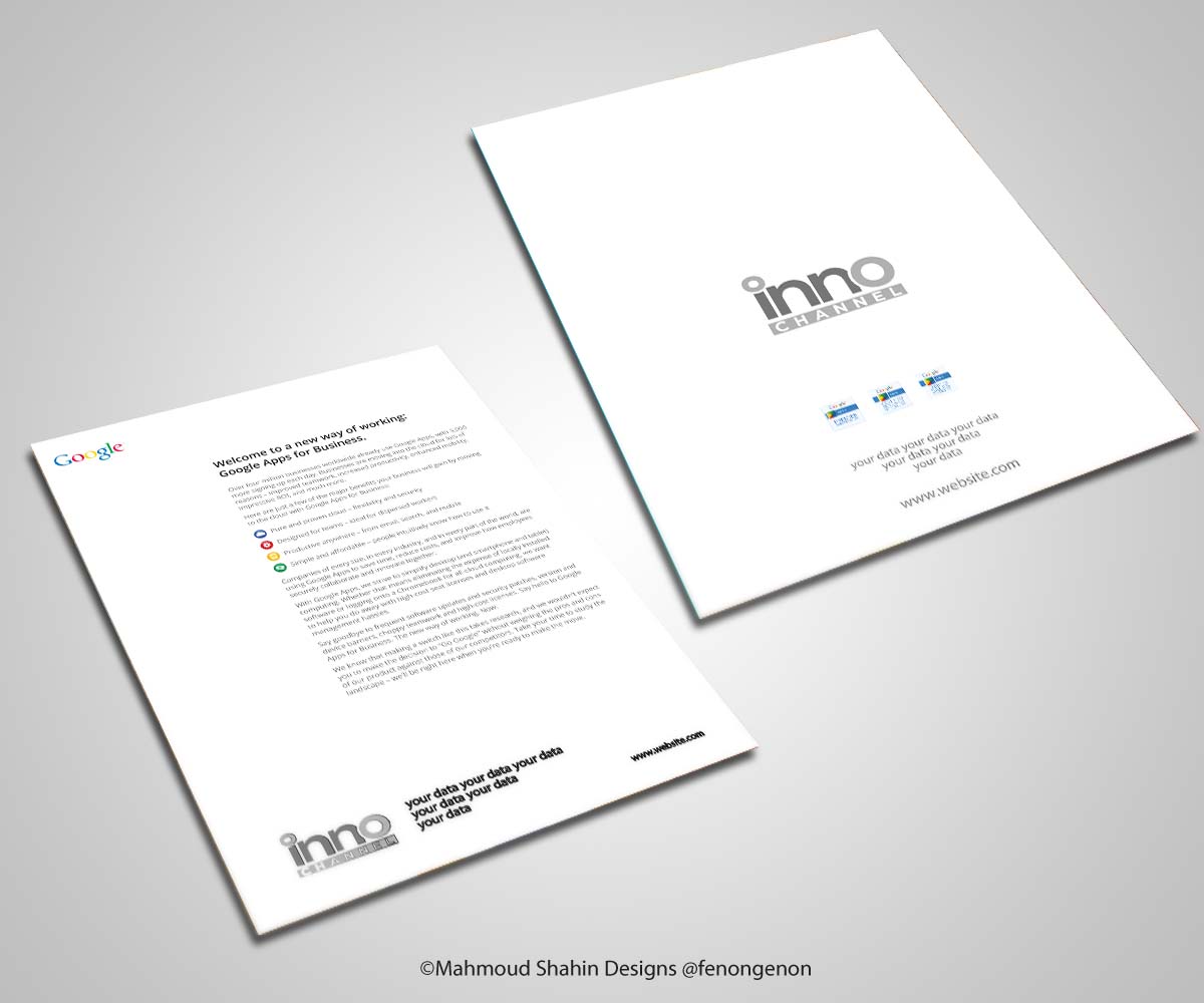 Brochure Design by Mahmoud Shahin for this project | Design #3357961