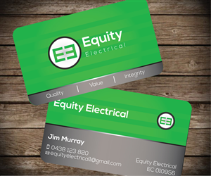 Diseño de Tarjeta de Presentación por Aaaron para Equity Electrical | Diseño: #3384720