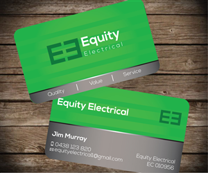 Diseño de Tarjeta de Presentación por Aaaron para Equity Electrical | Diseño: #3384907