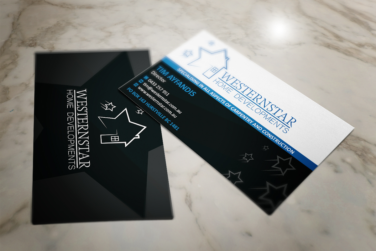 Business Card Design by MT for WesternStar Home Developments | Design: #3378590