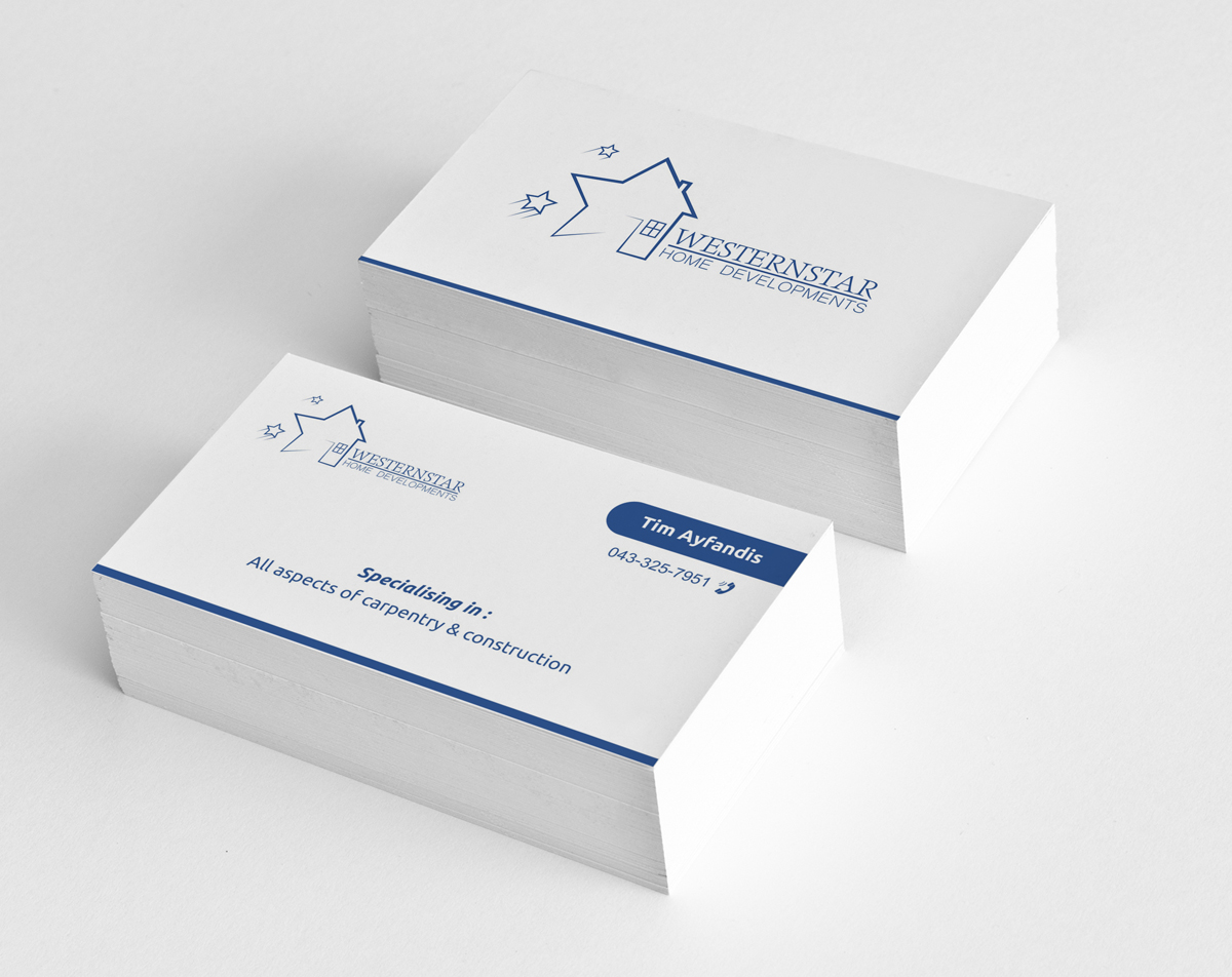 Business Card Design by INDIAN_Ashok for WesternStar Home Developments | Design #3361364