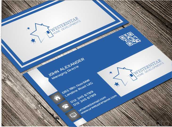 Business Card Design by AwsomeD for WesternStar Home Developments | Design #3363859