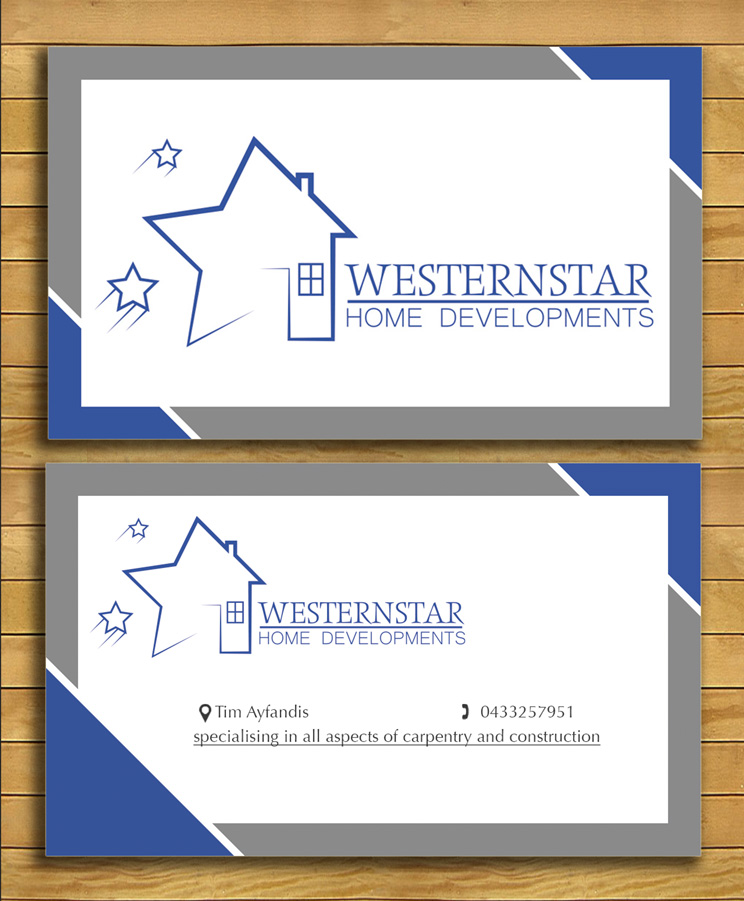 Business Card Design by isabel paoli for WesternStar Home Developments | Design #3361664