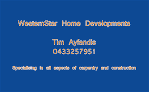 Business Card Design by David Winwood for WesternStar Home Developments | Design: #3375193