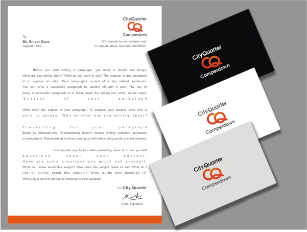 Logo Design by Logocraft for City Quarter | Design #283401