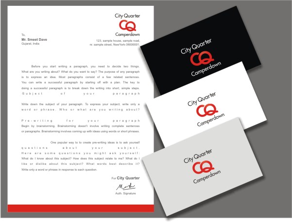 Logo Design by Logocraft for City Quarter | Design #283407