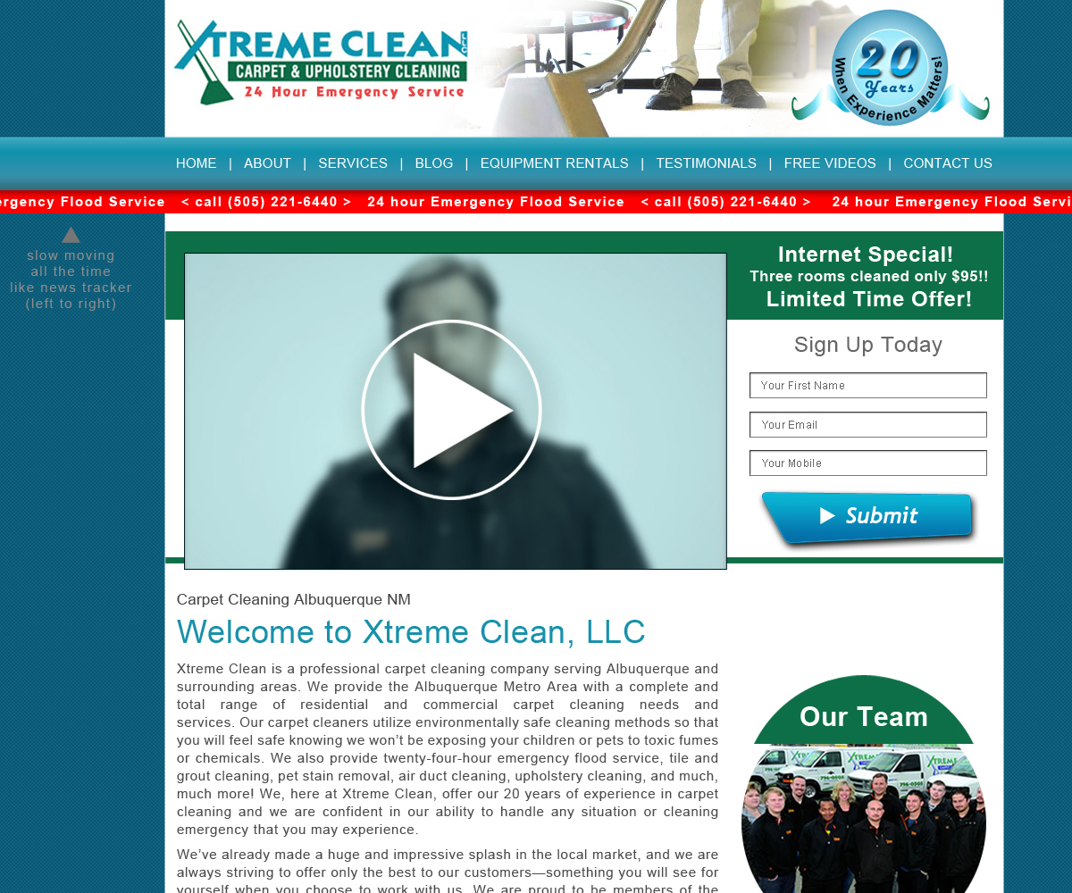 Web Design by neboica for Maverick Web Video | Design #5031603