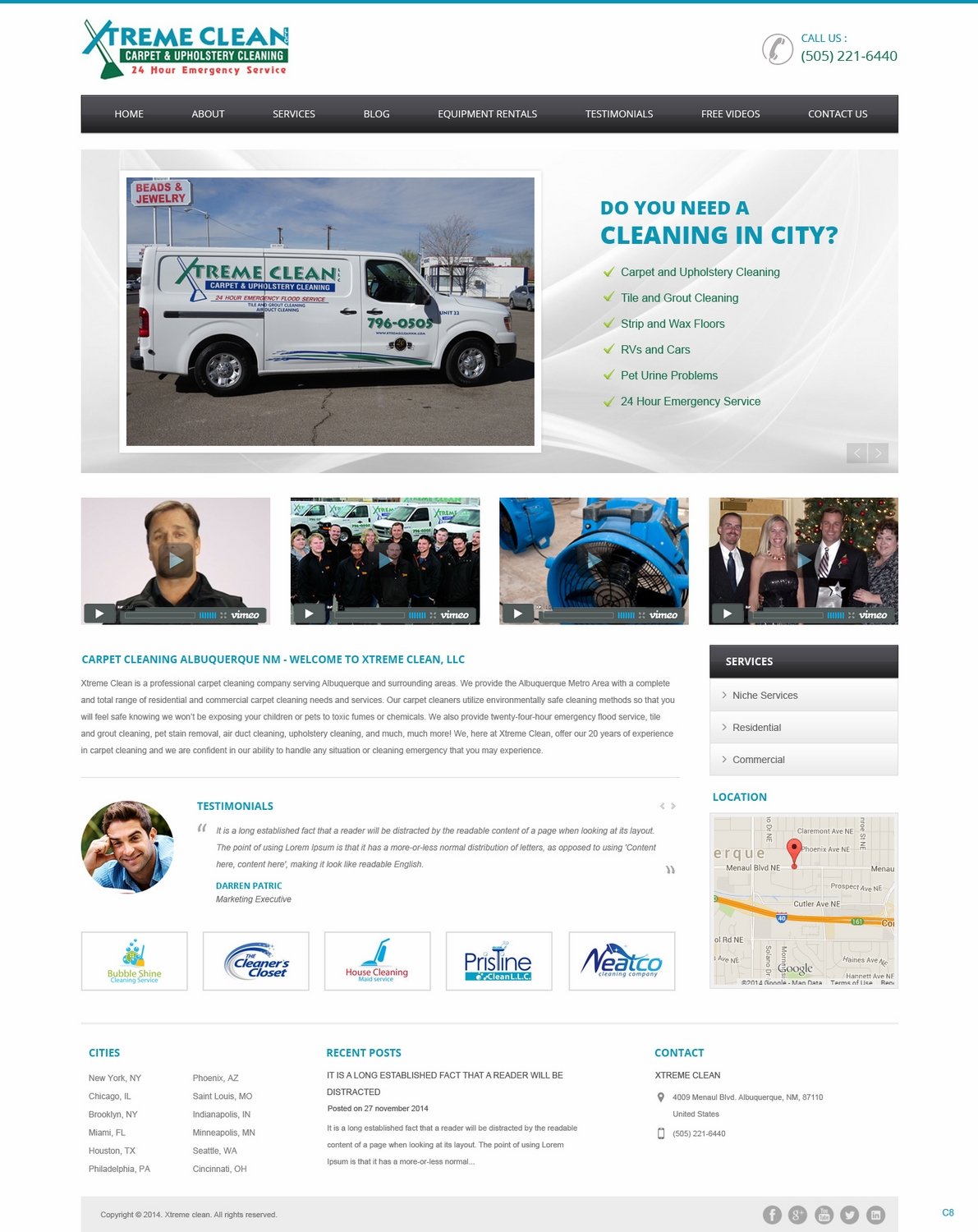 Web Design by pb for Maverick Web Video | Design #5043147