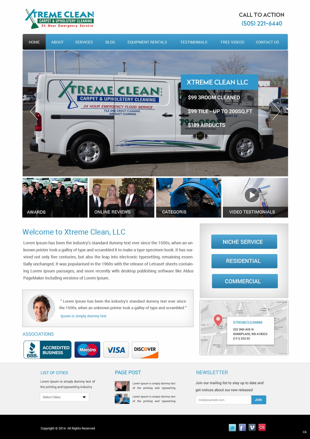 Web Design by pb for Maverick Web Video | Design #5043153