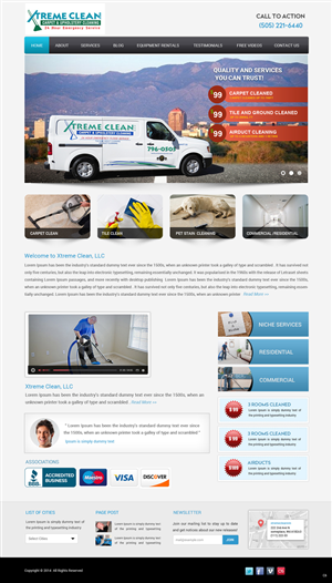 Web Design by pb for Maverick Web Video | Design #6013342